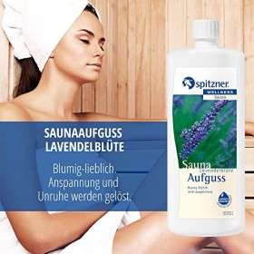 Infusion pour sauna «&nbsp;Fleur de lavande&nbsp;» 1000 ml de Spitzner