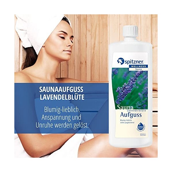 Infusion pour sauna « Fleur de lavande » 1000 ml de Spitzner