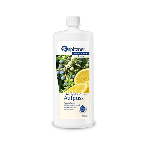 Infusion pour sauna « Genièvre-Citron » 1000 ml de Spitzner