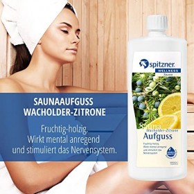 Infusion pour sauna «&nbsp;Genièvre-Citron&nbsp;» 1000 ml de Spitzner