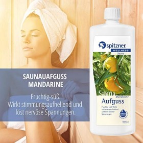 Infusion pour sauna «&nbsp;Mandarine&nbsp;» 1000 ml de Spitzner