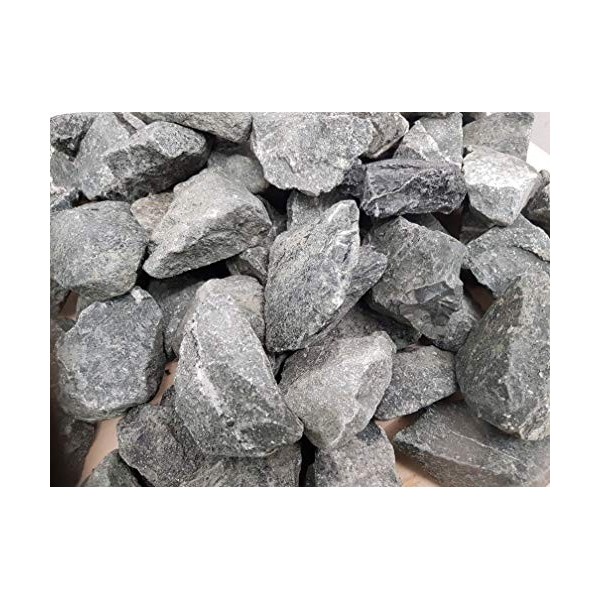 DIABAS Pierres de sauna de qualité supérieure - Lavables - Pour tous types de poêles de sauna - Grains de 50 à 80 mm