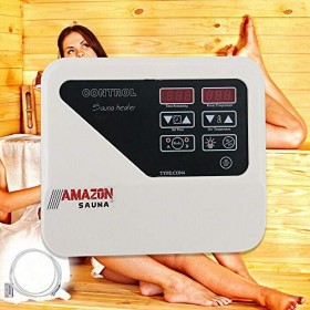 Unité de commande pour sauna avec capteur de température, contrôle pour sauna compatible avec poêle de sauna 3-9 kW, deux mod