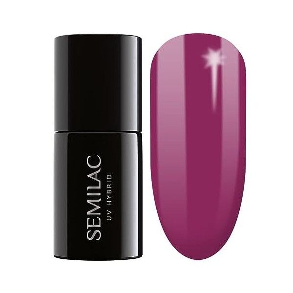 Top Coat Para Esmalte Semipermanente Semilac - T20 Top No Wipe Black Sprinkles 7Ml