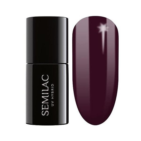 Top Coat Para Esmalte Semipermanente Semilac - T20 Top No Wipe Black Sprinkles 7Ml