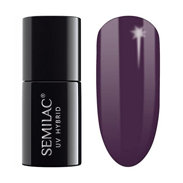 Top Coat Para Esmalte Semipermanente Semilac - T20 Top No Wipe Black Sprinkles 7Ml