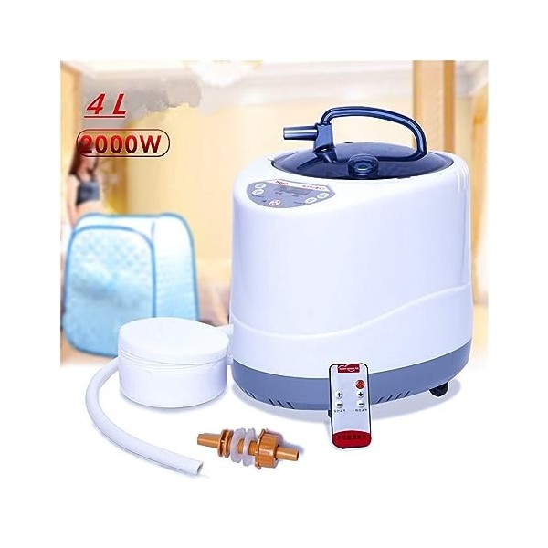 SUNXUE Générateur de Sauna à Vapeur Générateur de Vapeur 2000W capacité de Mise à Niveau 4L Pot à Vapeur for Sauna barils en 