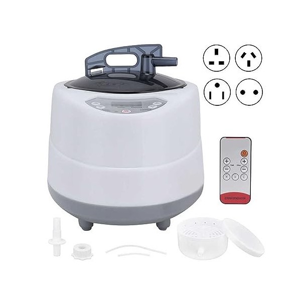 SUNXUE Générateur de Sauna à Vapeur Générateur de Vapeur de Sauna 1000W, cuiseur Vapeur de Sauna en Acier Inoxydable, Machine