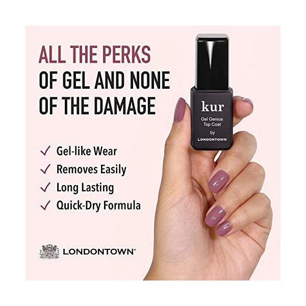 Londo ntown Cure Top Coat Gel Genius, 1er Pack 1 x 12 ml 