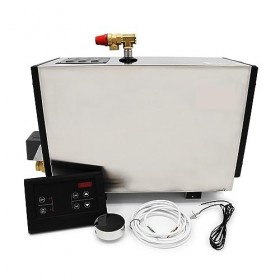 SUNXUE Générateur de Sauna à Vapeur Générateur de Bain de Douche à Vapeur Commercial de Luxe 12KW, Machine à Vapeur Humide, g