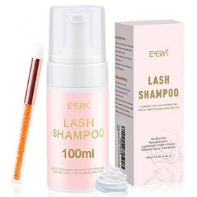 EMEDA 100ML Shampooing pour les Cils Nettoyant Moussant pour les Cils Shampooing pour les Cils pour Les Extensions Cils et le