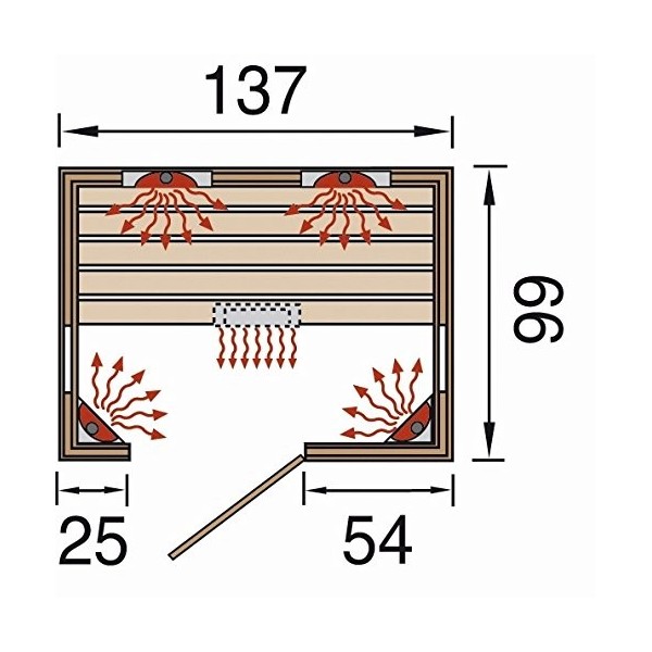 Weka Tanilla 2 Cabine infrarouge