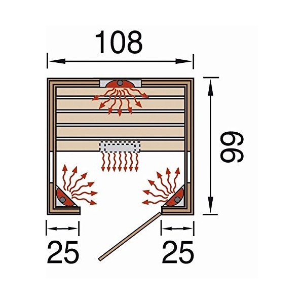 Weka Cabine infrarouge tanilla 1