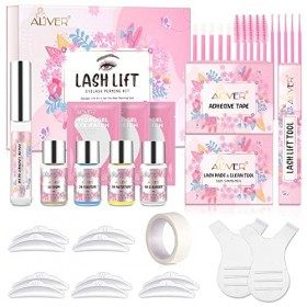 Lash lift Kit, Professionnel Rehaussement Cils Kit, Semi-Permanent Curling, Eyelash Perming Lotion, Extension Cils Kit Perm p
