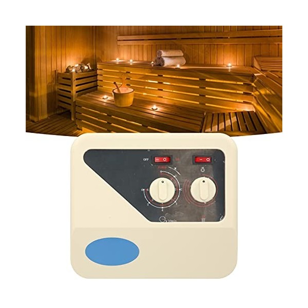 TOPINCN Contrôleur de Poêle de Sauna 220V Accessoires Contrôleur Externe Contrôle Externe Chauffe-Sauna Poêle de Sauna Contrô