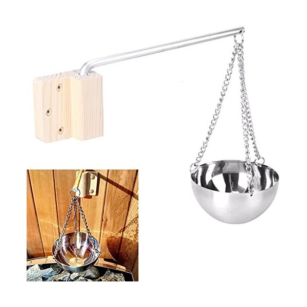 Seau Pour Sauna, 4l 5 PièCes Set Complet Pour Sauna Seau Avec Louche Bois Pin Finlandais Haute Qualité Accessoires Pour Sauna