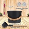 Seau Pour Sauna, 4PCS 7L Set Complet Pour Sauna Seau Avec Louche En Bois Pin Finlandais Haute Qualité Accessoires Pour Sauna 