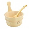 MBLUE Seau en bois de 4 l avec seau et doublure.