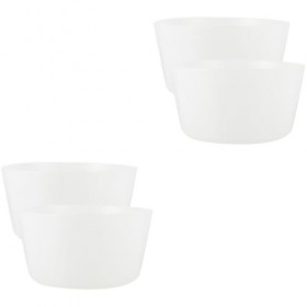 Yardwe 4 Pièces Revêtement De Seau De Sauna Revêtement De Pédicure Kit De Sauna Revêtement De Baril En Bois Accessoires De Ba