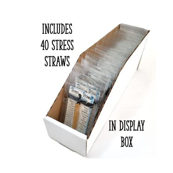 Lot de 40 pailles anti-stress en gros Version de colliers respiratoires