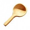 Hellery Utensils Traditionnel en Bois Louche/Louche en Bois Sauna, Spa - 30 x 15 cm