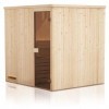 Cabine de Sauna 194x144x199 avec poêle à Commande déportée