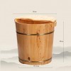 ChengBeautiful Baril De Bain De Pieds Veau sur Bois Massif des Ménages À Haute Profondeur Bucket Genou Cèdre Bain Bain De Pie