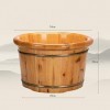 ChengBeautiful Baril De Bain De Pieds Pied en Bois Bain Barrel Plus De Veau Genou Cèdre Bain Bain De Pieds Barrel en Bois Mas