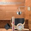 Ensemble de Seau de Sauna 7 L Seau de Sauna avec louche Accessoires de Spa avec cuillère à Long Manche Aromathérapie Tasse à 