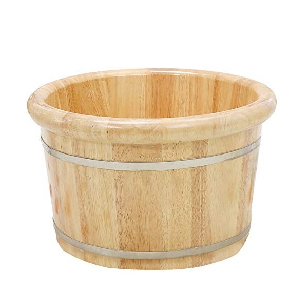 Baril De Bain De Pieds Fait De Bois Massif De Chêne Bain De Pieds Barrel Bain De Pieds Bain De Lavage des Pieds Barrel Pieds 