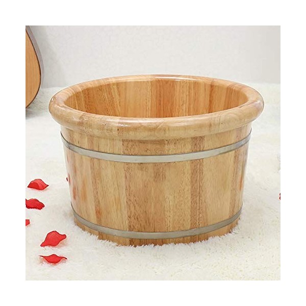 Baril De Bain De Pieds Fait De Bois Massif De Chêne Bain De Pieds Barrel Bain De Pieds Bain De Lavage des Pieds Barrel Pieds 