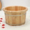 Baril De Bain De Pieds Fait De Bois Massif De Chêne Bain De Pieds Barrel Bain De Pieds Bain De Lavage des Pieds Barrel Pieds 