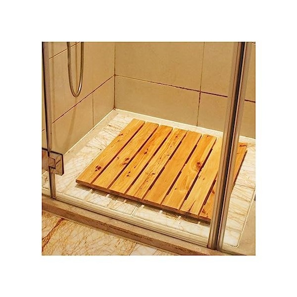 ZXCASDF Tapis de Bain en Bambou Tapis de Douche en Bois，Tapis de Cabine de Douche antidérapant for Salle de Bain Baignoire Sp