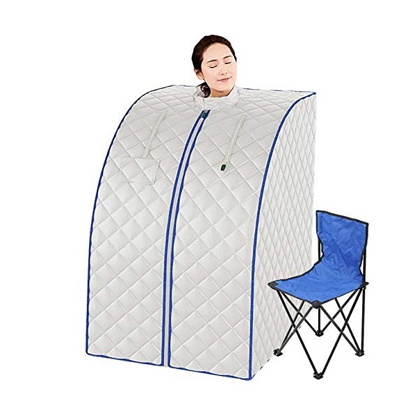 ZYQDRZ Salle De Sauna Personnelle Infrarouge Lointain avec Panneau De Carbone Infrarouge Far, Y Compris Une Chaise Portable, 