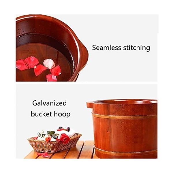 RONGJJ Baignoire pour Pieds, Bain De Détente pour Les Pieds Baril Accessoires De Sauna Seau De Sauna Seau deau pour Spa/Bain