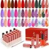 Lavender Violets 21 Pcs Vernis Gel UV Semi Permanent Ongle 18 Couleur vernis à ongles lot Paquet Cadeau LED Kits De Manucure 