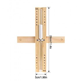 Gobesty Sablier sauna en bois 15 minutes - Accessoire de sauna - Minuteur avec sablier rotatif - Résistant à la chaleur - Mon