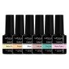 MEANAIL Paris - Coffret Manucure - Vernis Semi Permanent - 6 Vernis à Ongles - Compatibles Lampe UV LED - Coffret Nude - Crue