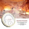 Thermo hygromètre Sauna,Delaman Thermomètre dintérieur 2 en 1 à Cadran métallique Hygromètre Hygro thermomètre
