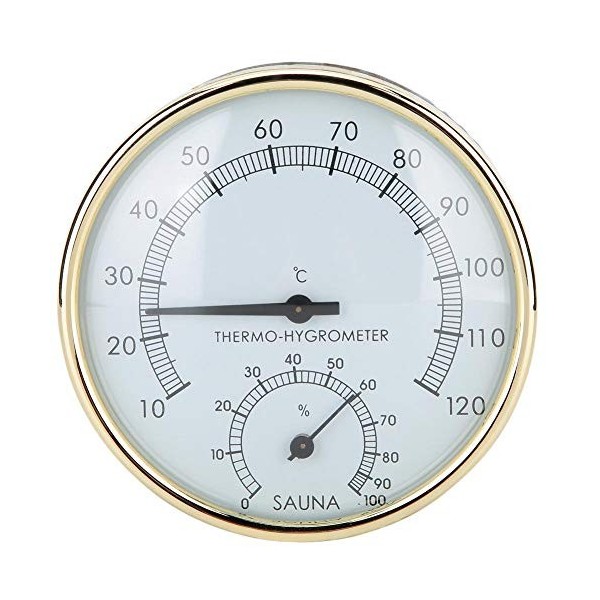 Fishlor Thermomètre de Sauna, hygromètre numérique Sauna Humidimètre Anti-déflagrant Température Accessoires de Sauna Hygromè