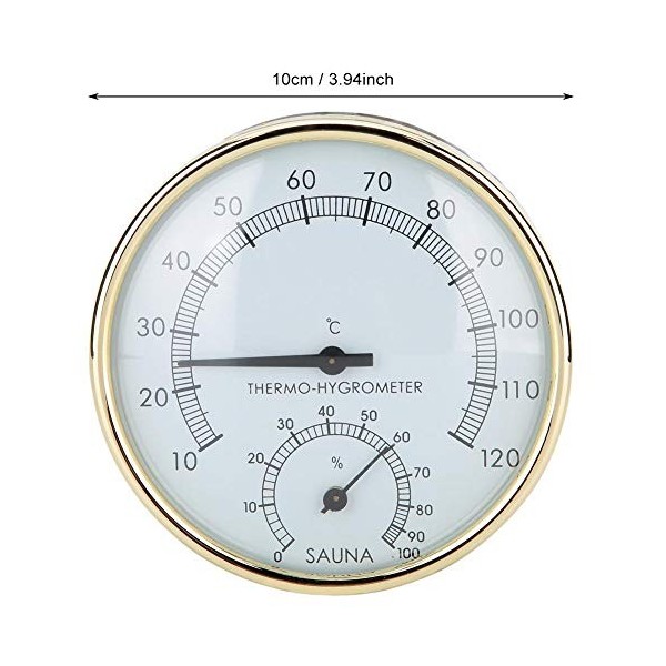 Fishlor Thermomètre de Sauna, hygromètre numérique Sauna Humidimètre Anti-déflagrant Température Accessoires de Sauna Hygromè