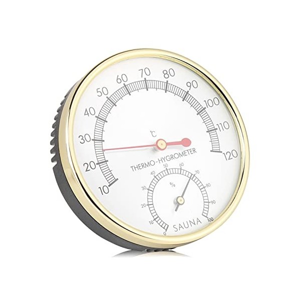Metal Dial Thermomètre intérieur Hygromètre Hygro-thermomètre cessoire de sauna thermometre sauna thermometre sauna+thermomet