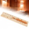 Qcwwy Sauna Sablier Minuterie Sueur Hammam Sablier Horloge, Sablier en Bois Résistant pour Bain Pin Sauna Sablier Horloge Cha