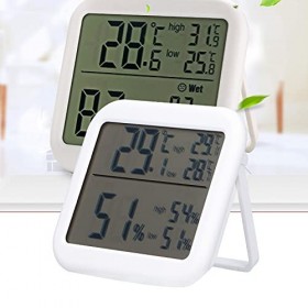 Thermomètre hygromètre, Moniteur dhumidité de température Pratique pour Cuisine pour lintérieur