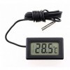 Goliton® Mini thermomètre numérique,capteur de température avec LCD écran pour Mesure de la température deau-Noir