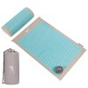 Fitem - Kit dacupression - Relaxation Musculaire - Tapis, Coussin fleur, Sac, Boule de Massage, Soulage douleurs Dos et Cou.