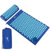 Fitem - Kit dacupression - Relaxation Musculaire - Tapis, Coussin fleur, Sac, Boule de Massage, Soulage douleurs Dos et Cou.