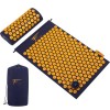 Fitem - Kit dacupression - Relaxation Musculaire - Tapis, Coussin fleur, Sac, Boule de Massage, Soulage douleurs Dos et Cou.