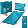 Kit Tapis Acupression et Oreiller Champ de Fleurs - Relaxation et soulagement des douleurs dorsales et cervicales - Écologiqu