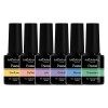 MEANAIL Paris - Coffret Manucure - Vernis Semi Permanent - 6 Vernis à Ongles - Compatibles Lampe UV LED - Coffret BEACH CLUB 